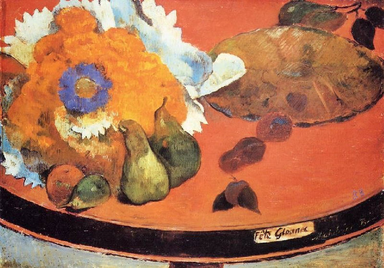 Still Life, Fete Gloanec by Paul Gauguin