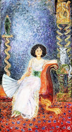Ellen Roosval, F. Von Hallwyl by Nils Dardel