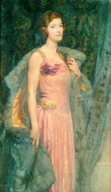 Miss Edith Fitton by Sir Francis Bernard (Frank) Dicksee