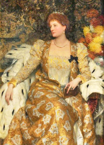 Alice Anne Graham-Montgomery by Sir Francis Bernard (Frank) Dicksee