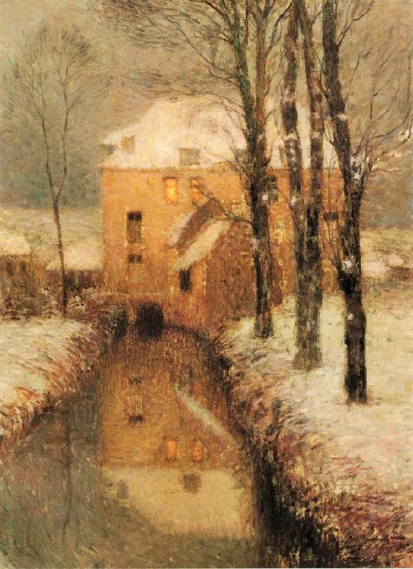 THE CANAL, SNOW