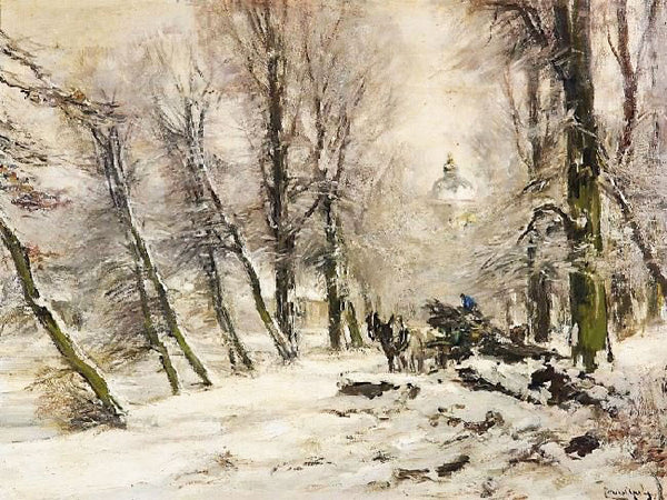 Winter In Castle Park by Louis Apol