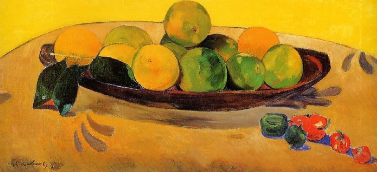 Still Life With Tahitian Oranges by Paul Gauguin