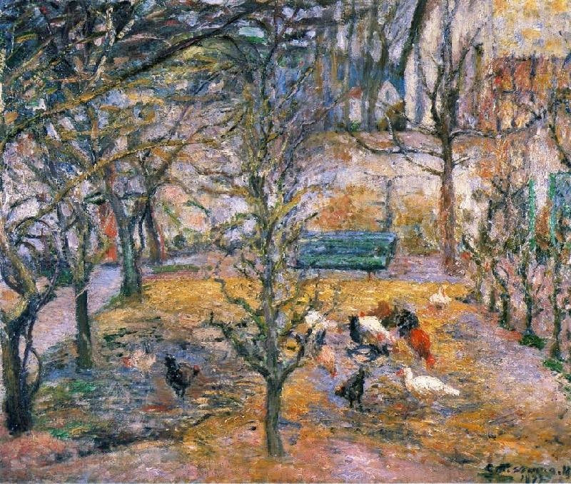 FARMYARD AT THE MAISON ROUGE, PONTOISE