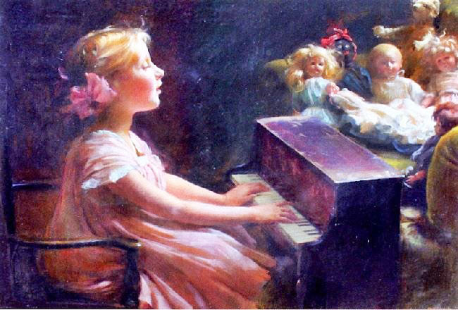The Concert by Charles Courtney Curran