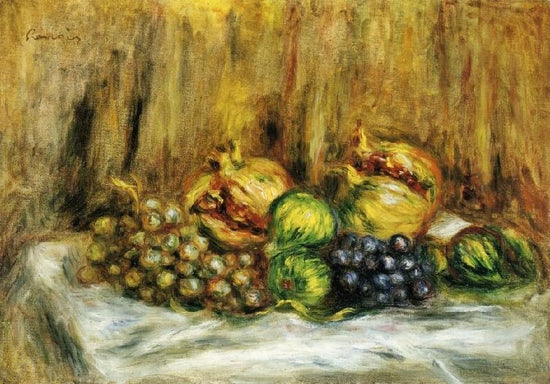 Still Life With Grapes by Pierre Auguste Renoir