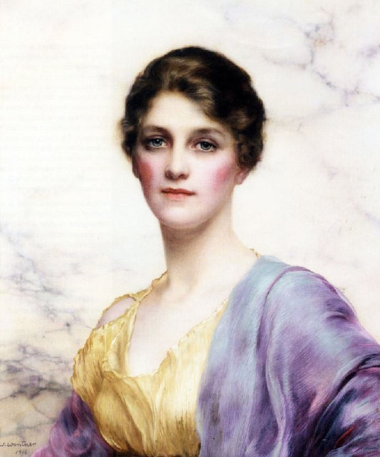 Emerald-Eyed Beauty by William Clarke Wontner
