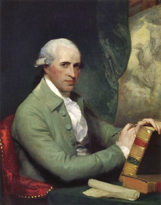 Benjamin West by Gilbert Stuart