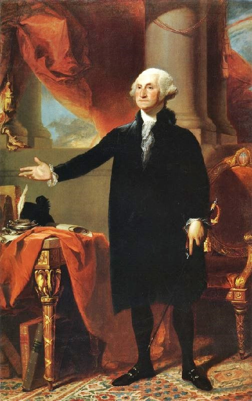 George Washington, The Landsdowne Portrait by Gilbert Stuart