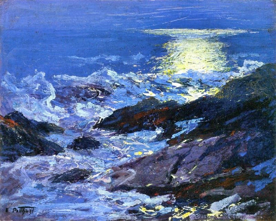 Sea And Cliffs by Edward Potthast