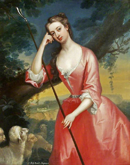 Lady Rachel Cavendish As A Shepherdess by Charles Jervas