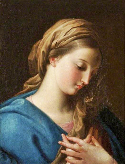 Virgin Annunciate by Pompeo Batoni