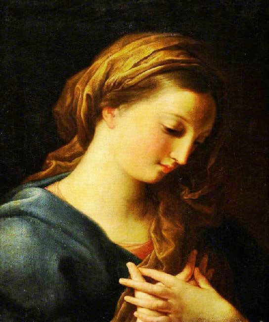 BUST OF THE VIRGIN ANNUNCIATE