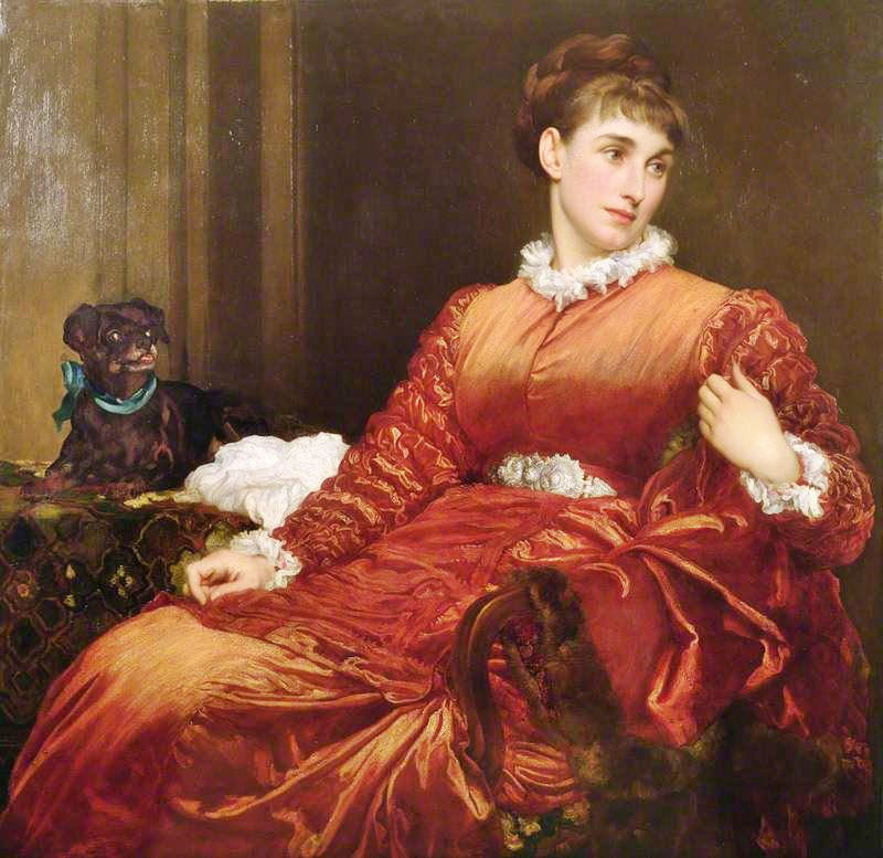Mrs H. Evans Gordon, Née May Sartoris by Sir Frederic Lord Leighton