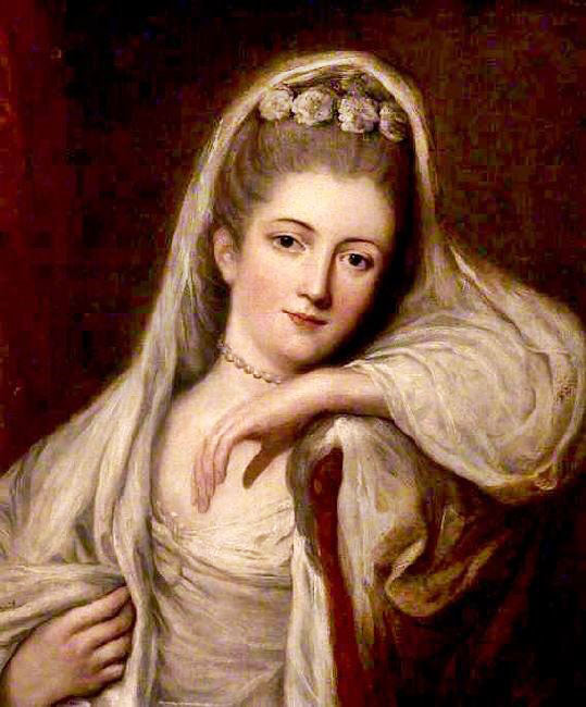 Miss Davis As A Bride by Thomas Beach