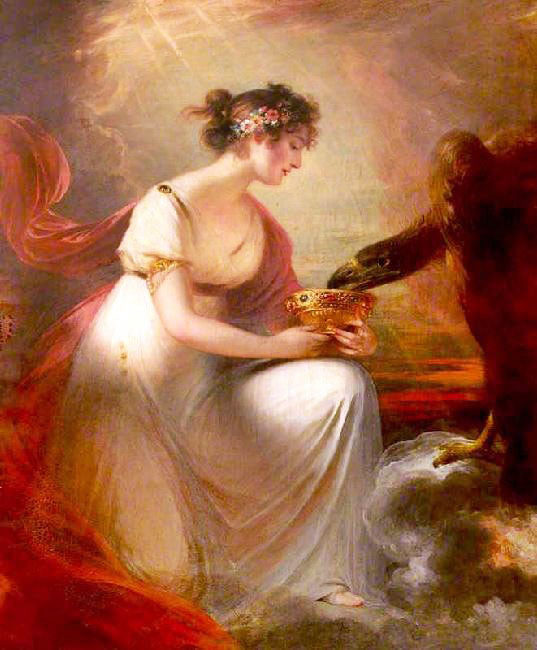 FRANCES WYNDHAM, LATER LADY BURRELL, AS HEBE
