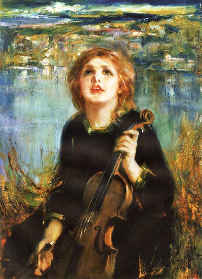 A Florentine by Laura Muntz Lyall