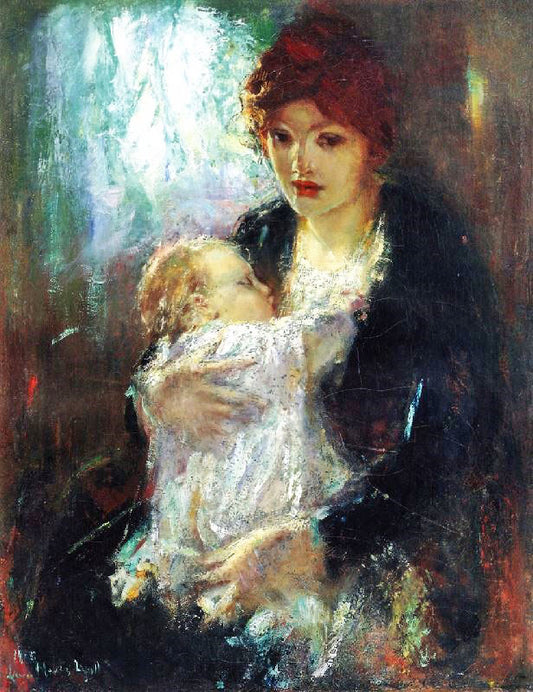 The Lullaby by Laura Muntz Lyall