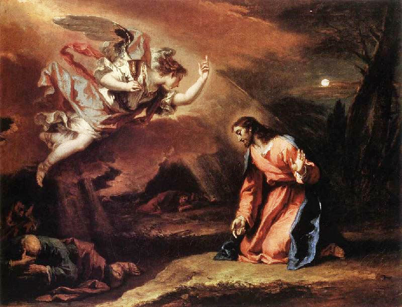 A Prayer In The Garden by Sebastiano Ricci