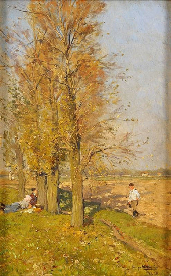 Picnic On The Lower Rhine by Hugo Mühlig