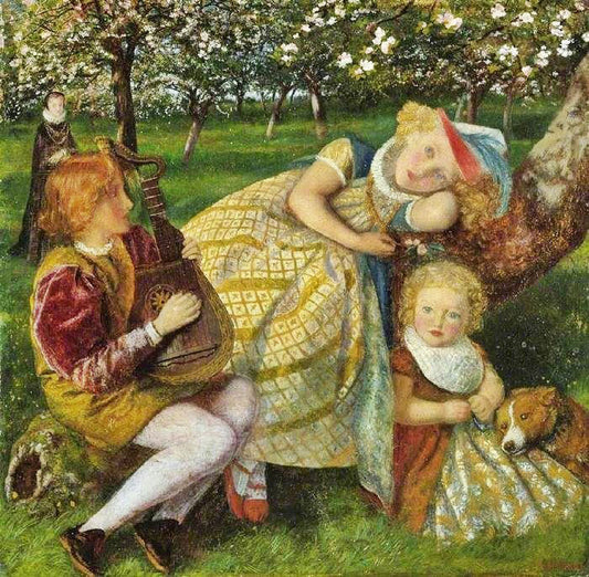 The King’S Orchard, Study by Arthur Hughes