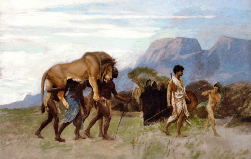 Return From The Lion Hunt by Jean-Léon Gérôme