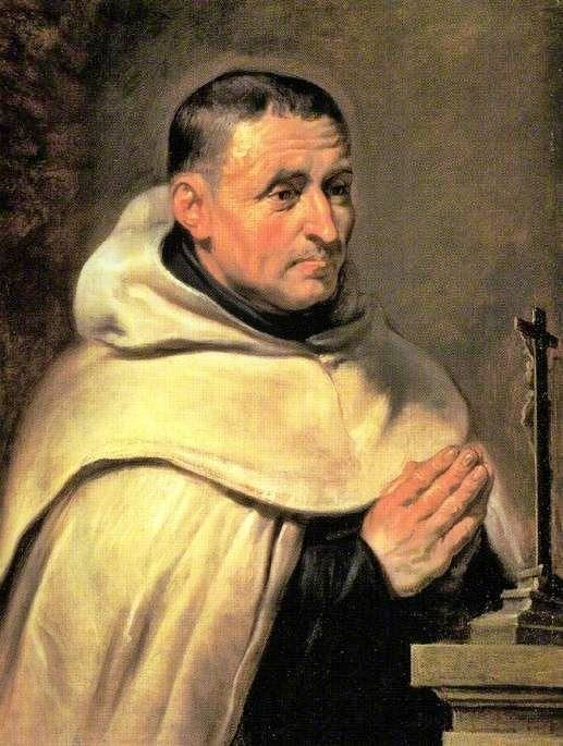 Portrait Of A Carmelite Prior by Peter Paul Rubens