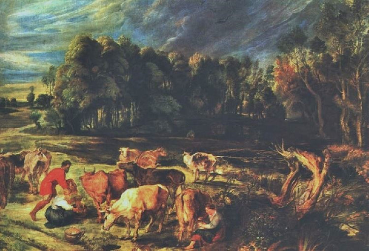 Landscape With Cows by Peter Paul Rubens