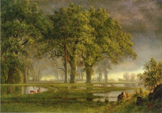 Sunglow by Albert Bierstadt