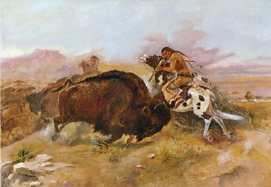 Meat For The Tribe by Charles Marion Russell