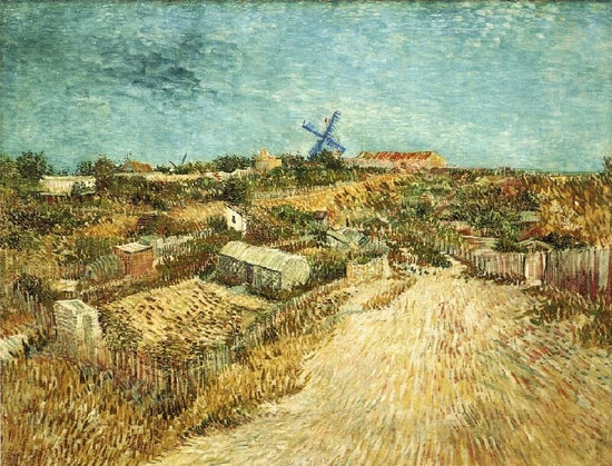 Vegetable Gardens In Montmartre by Vincent van Gogh