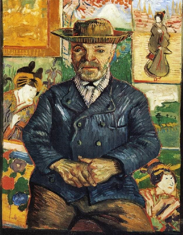 Portrait Of Pere Tanguy by Vincent van Gogh