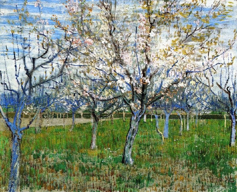 The Pink Orchard by Vincent van Gogh