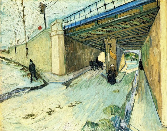 The Railway Bridge Over Avenue Montmajour by Vincent van Gogh