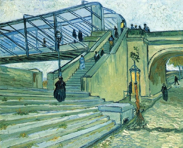 The Trinquetaille Bridge by Vincent van Gogh