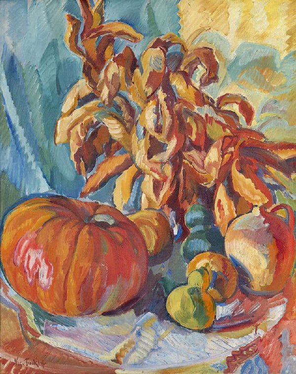 Still Life With A Pumpkin by Nicolas Tarkhoff