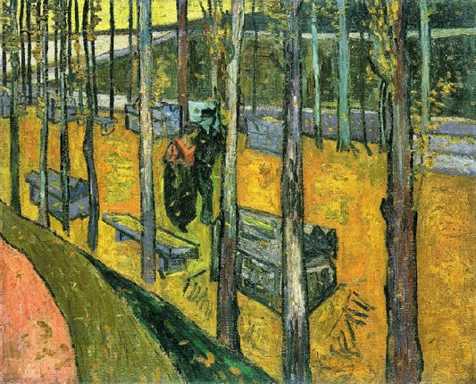 Les Alychamps, Autumn by Vincent van Gogh