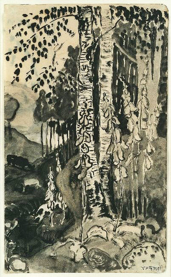 Foxgloves by Nicolai Astrup