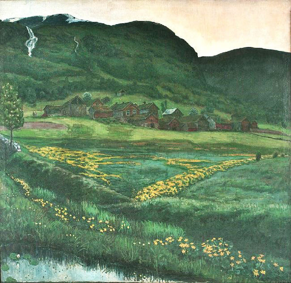 Bright Night In June by Nicolai Astrup