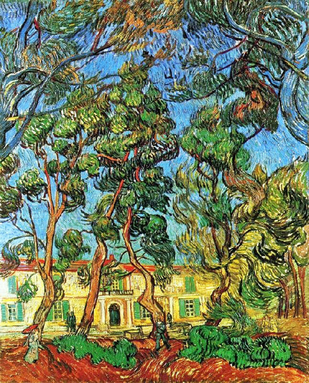 The Grounds Of The Asylum by Vincent van Gogh