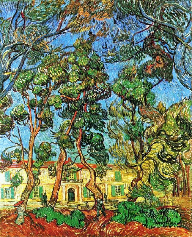 The Grounds Of The Asylum by Vincent van Gogh