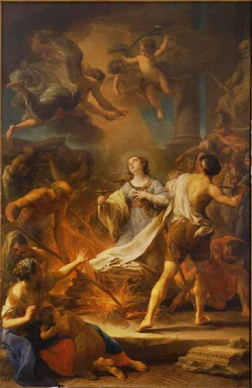 The Martyr Of St Lucy by Pompeo Batoni
