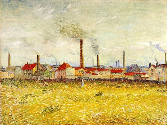 Factories At Asnieres, Seen From The Quai De Clichy by Vincent van Gogh