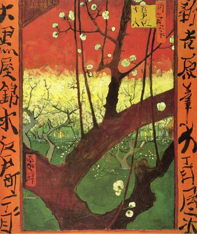 Japonaiserie, After Hiroshige by Vincent van Gogh