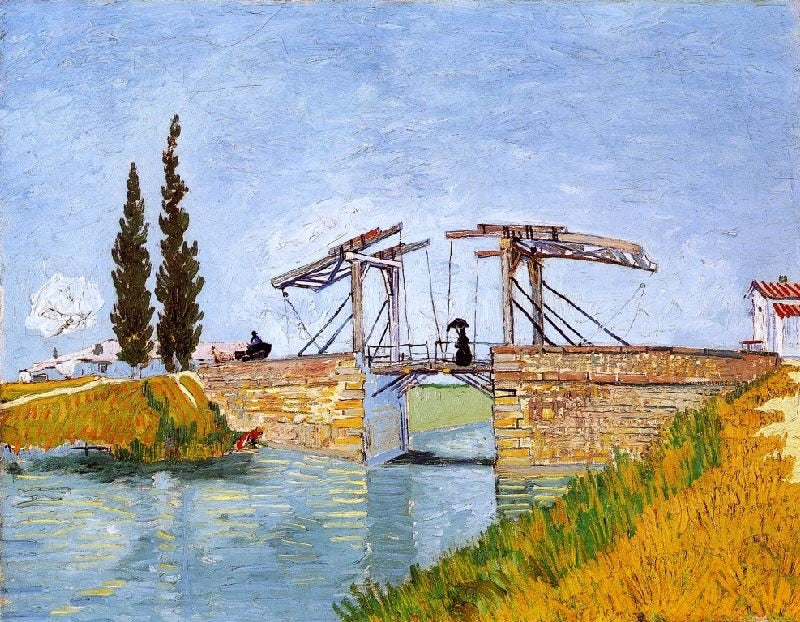 The Langlois Bridge by Vincent van Gogh