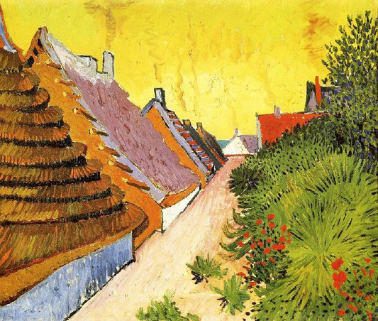 Street In Saintes-Maries by Vincent van Gogh