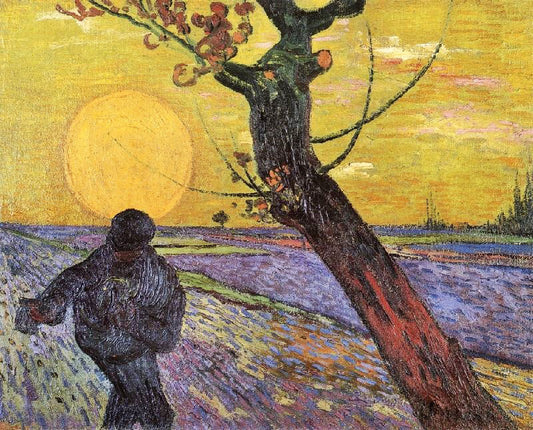 Sower With Setting Sun by Vincent van Gogh