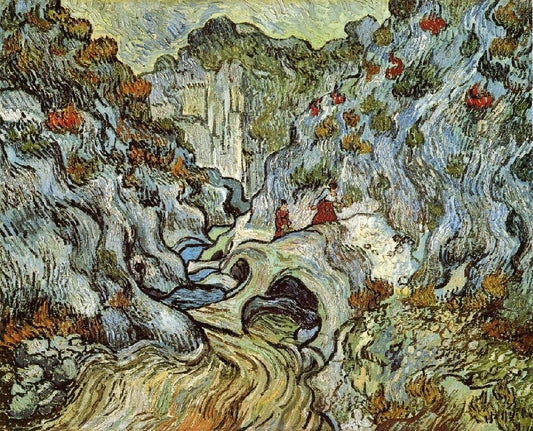 A Path Through A Ravine by Vincent van Gogh