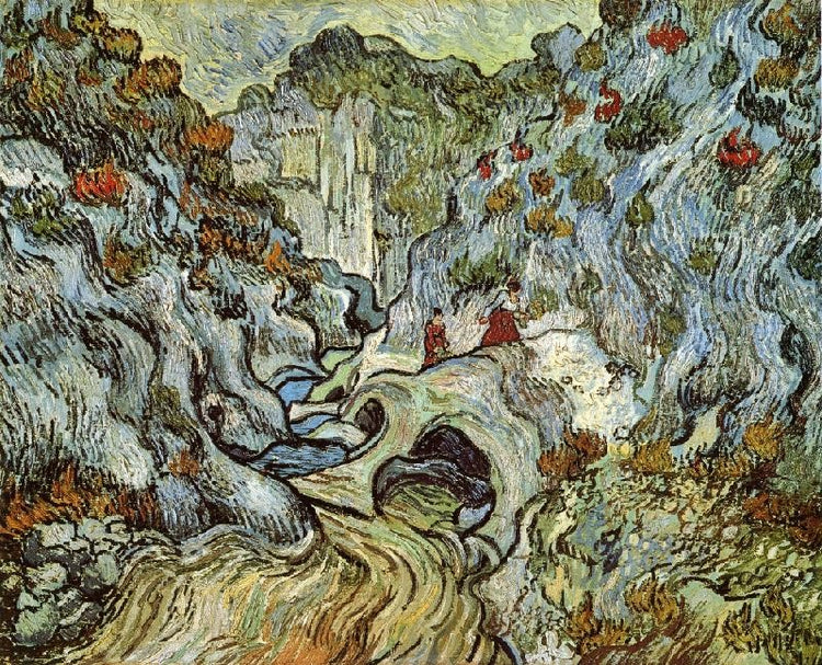 A Path Through A Ravine by Vincent van Gogh