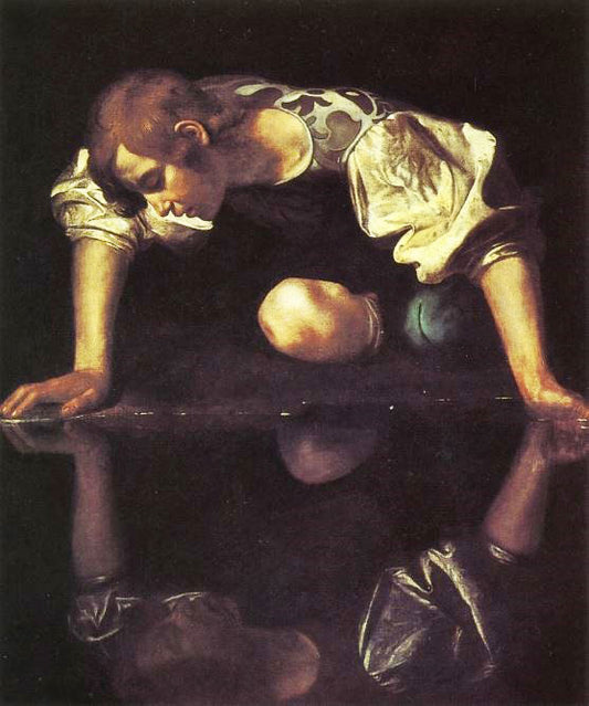 Narcissus by Caravaggio